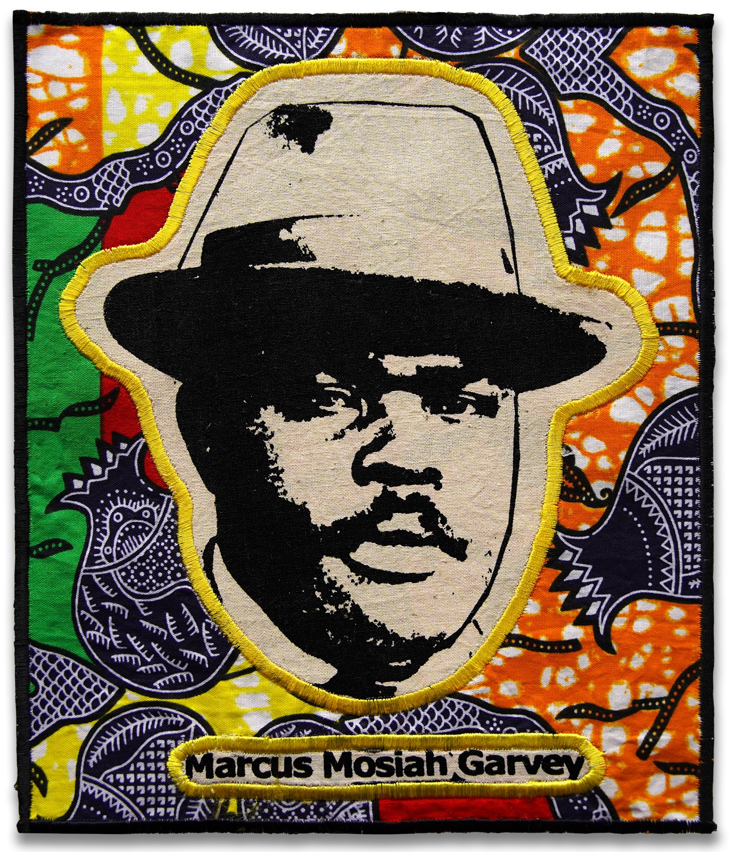 Patch « Marcus Garvey » pièce unique