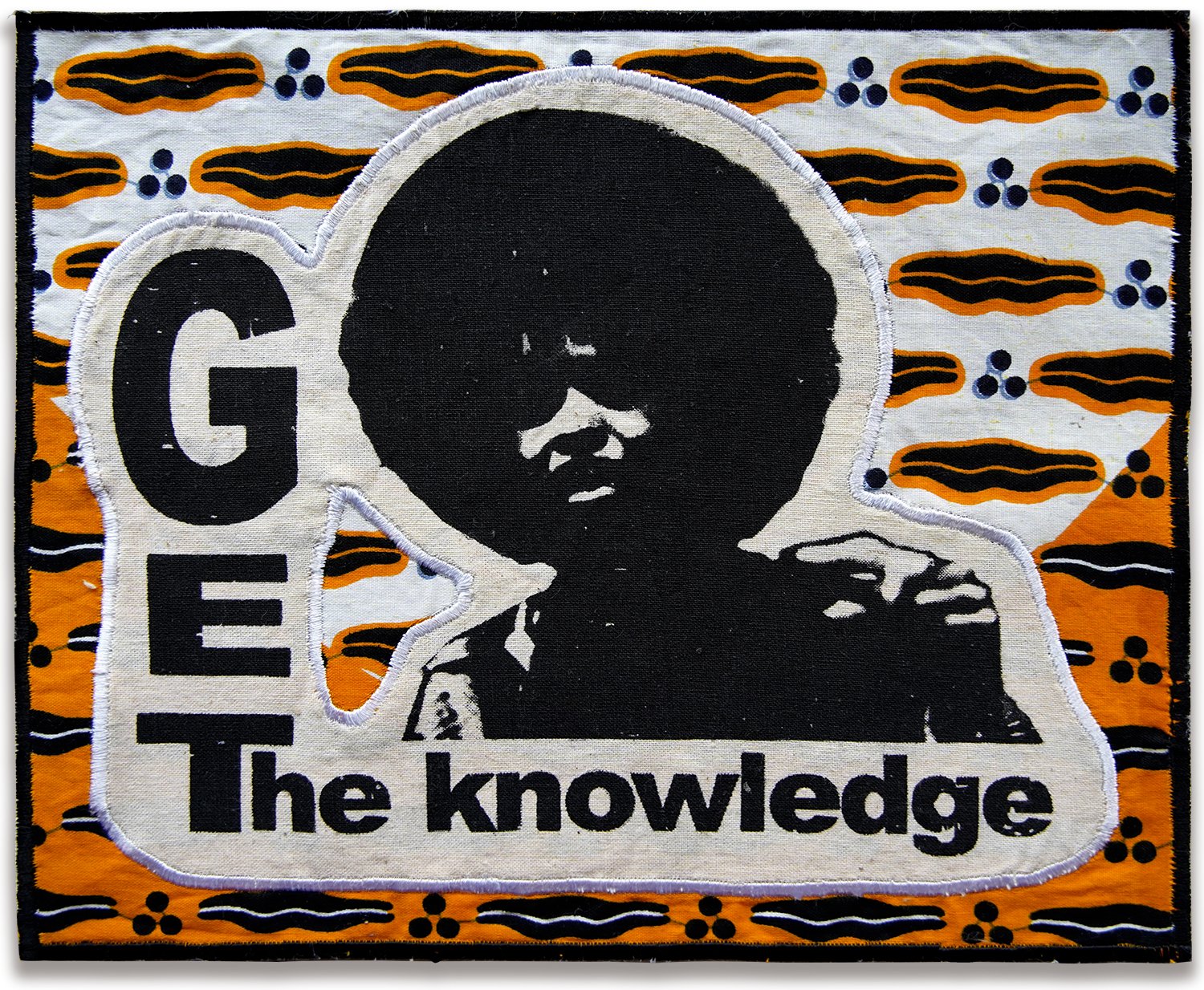 Patch – « Get the knowledge » Angela Davis – pièce unique