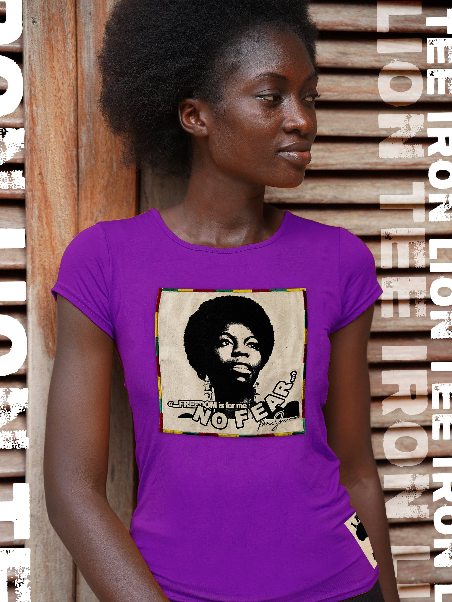 Tee Nina Simone « Freedom is for me : No fear »