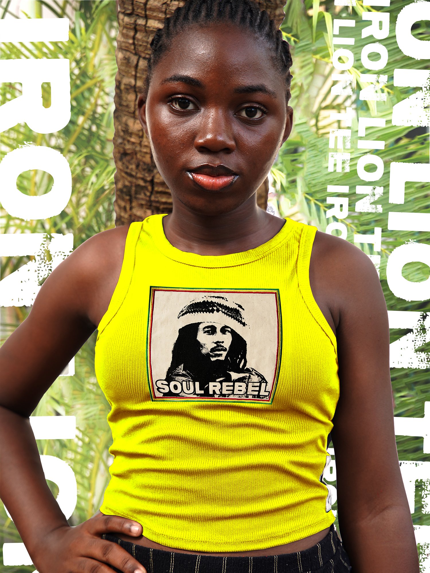 Crop top Bob Marley  » Soul rebel »