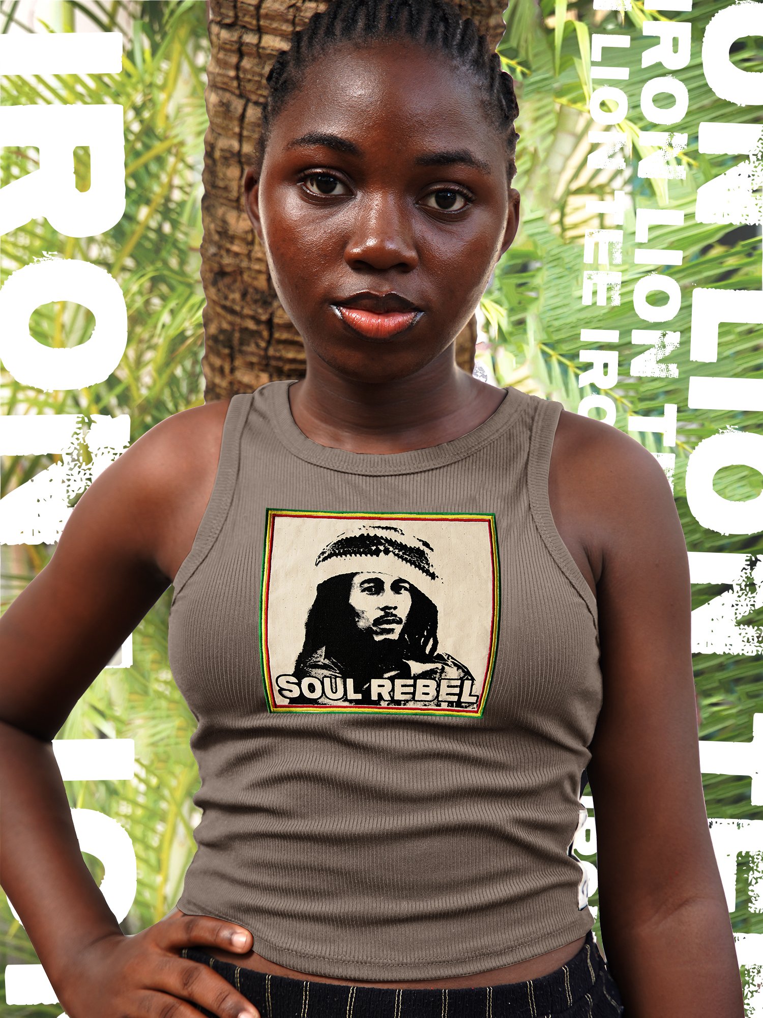 Crop top Bob Marley  » Soul rebel »