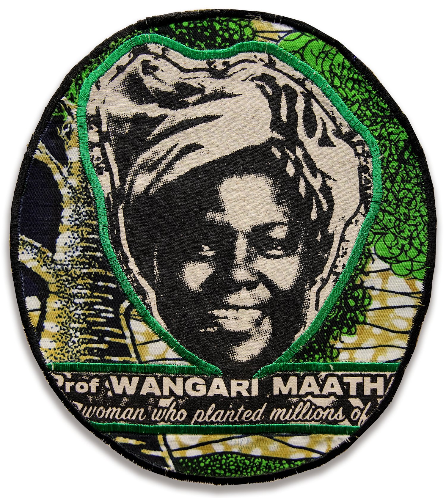 Patch – Wangari Maathai « The woman whoo planted millions tree » – pièce unique